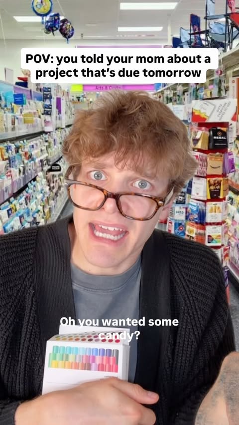 Instagram post by @tuckercomedy for Cricut. Caption reads: Mom’s at her wit’s end and @cricut’s at....
