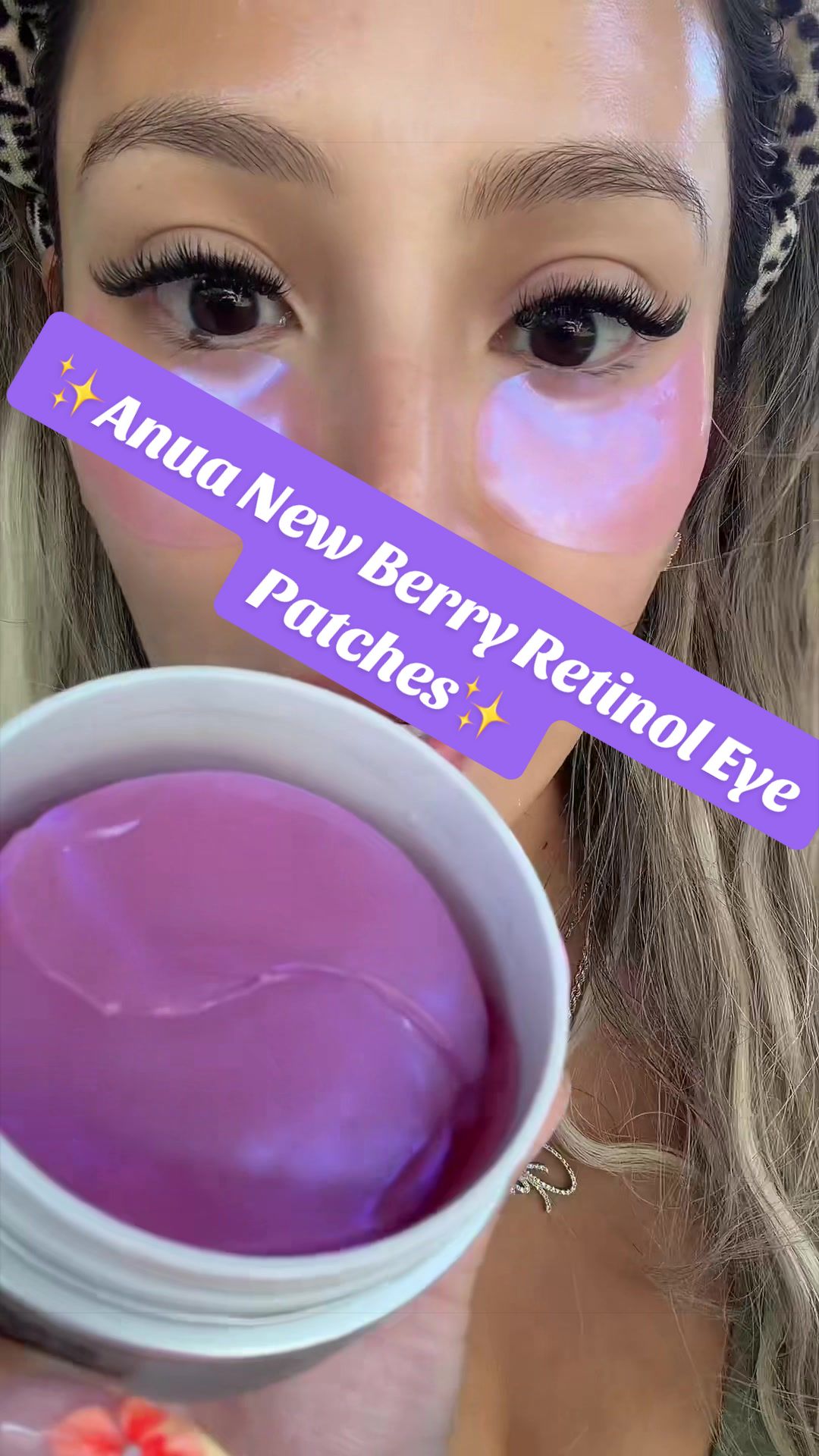 TikTok post by @giniglow for Anua Store US. Caption reads: [...] Results may vary. @anua_global @Anua Store....