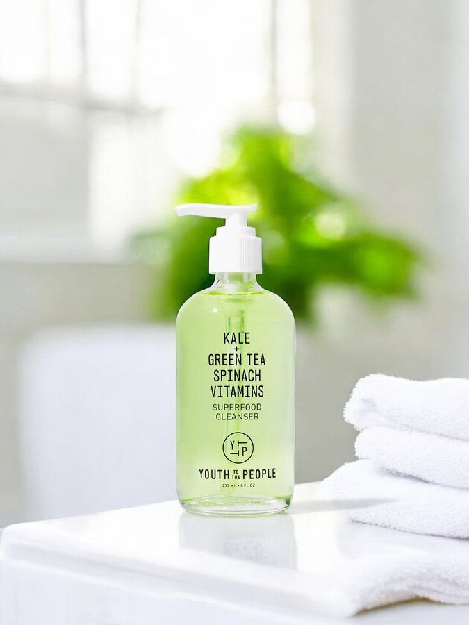 Instagram post by @glowdaily__ for Youth To The People. Caption reads: 🍁 My most favourite double cleansing duo is from....