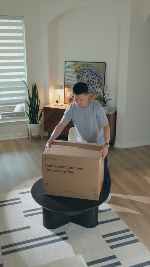 Instagram post by @nvzion for Terra Kaffe. Caption reads: The @terrakaffe TK-02 is the most advanced....