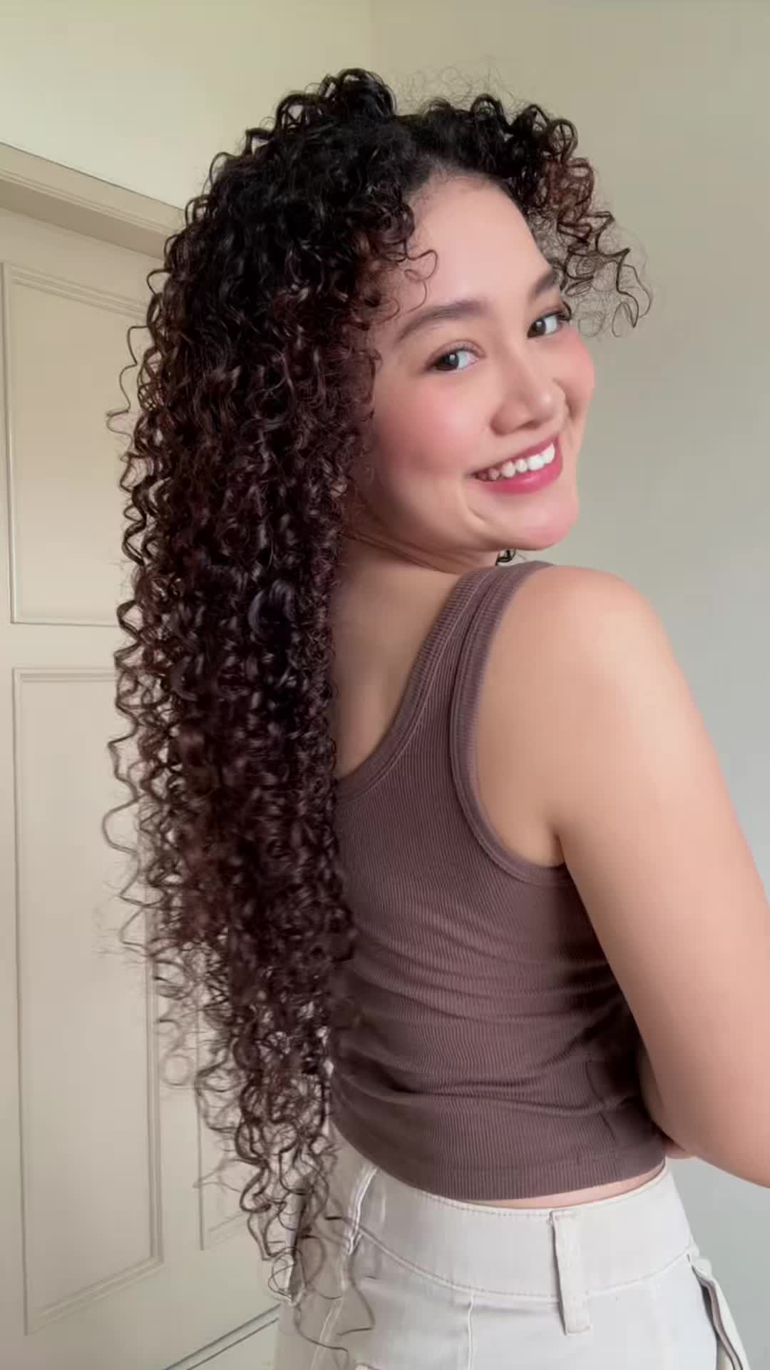 TikTok post by @vitamincyuu for Matrix. Caption reads: Consistency + Matrix Hair Oil Rambut Kering is the....