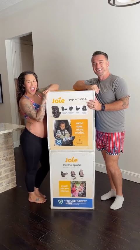 Instagram post by @diaryofafitmommyofficial for Joie Baby Gear. Caption reads: I just got a new convertible car seat not too long....