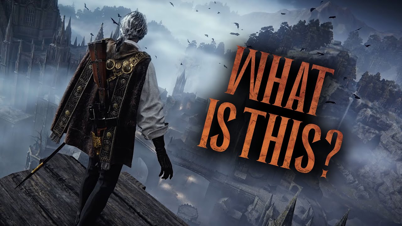 YouTube post by @VaatiVidya for Displate. Caption reads: From Software's New Game is  ̶B̶l̶o̶o̶d̶b̶o̶r̶n̶e̶....