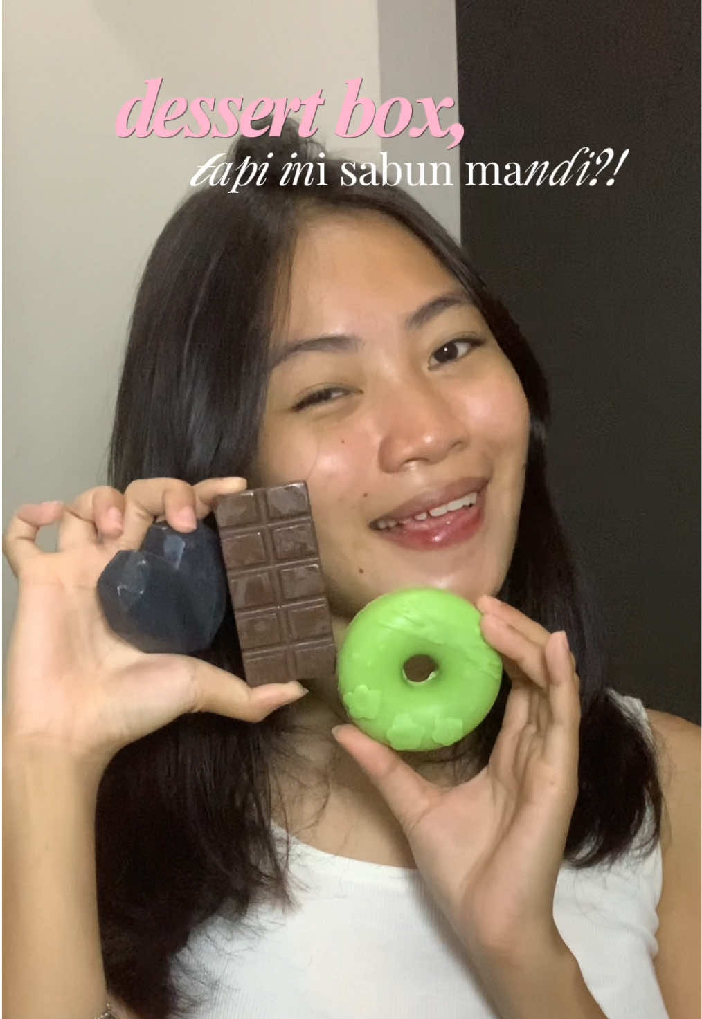 TikTok post by @sevinashintaa for Animate. Caption reads: Mandi makin fresh pake bar soap dari @Animate....