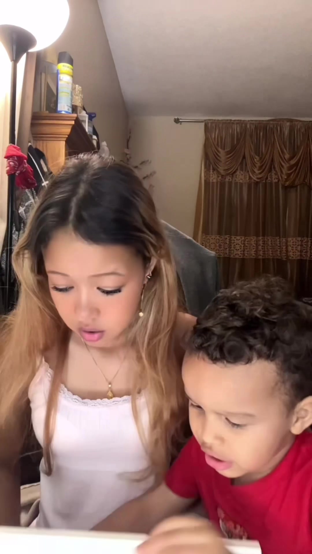 TikTok post by @pizzatrash22 for TTDeye. Caption reads: @TTDeye Colored Contact Lens  code : pizza22 for....