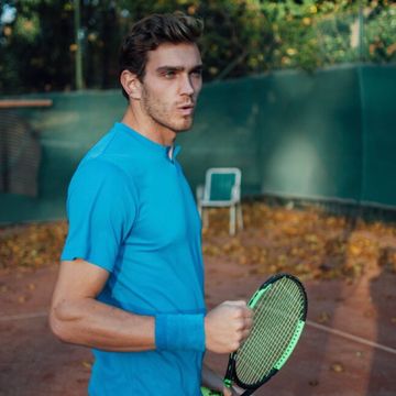 Instagram post by @maxxlang_ for Functional Tennis. Caption reads: Work week done 💥💪🏻 What are you up to this....