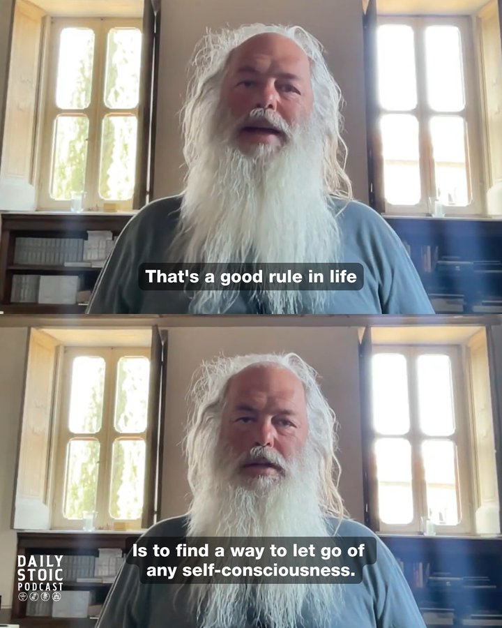 Instagram post by @dailystoicpodcast for Daily Stoic. Caption reads: “AI Isn’t Stealing Creativity, It’s Supercharging....