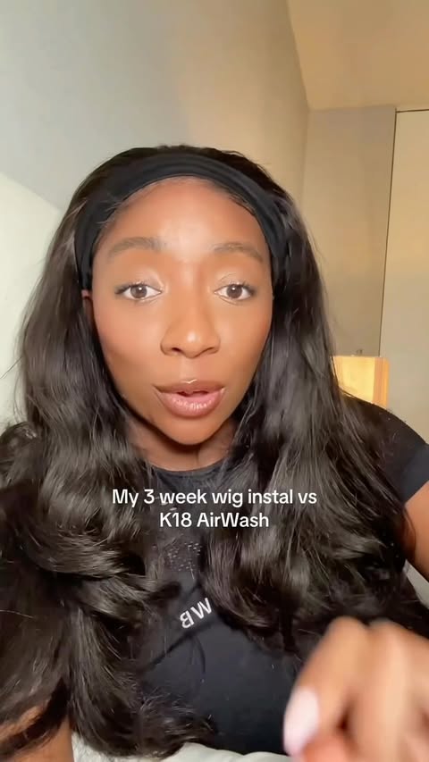 Instagram post by @doctor.nicolej for K18 Hair. Caption reads: [...] Your scalp is skin and @k18hair AirWash it....