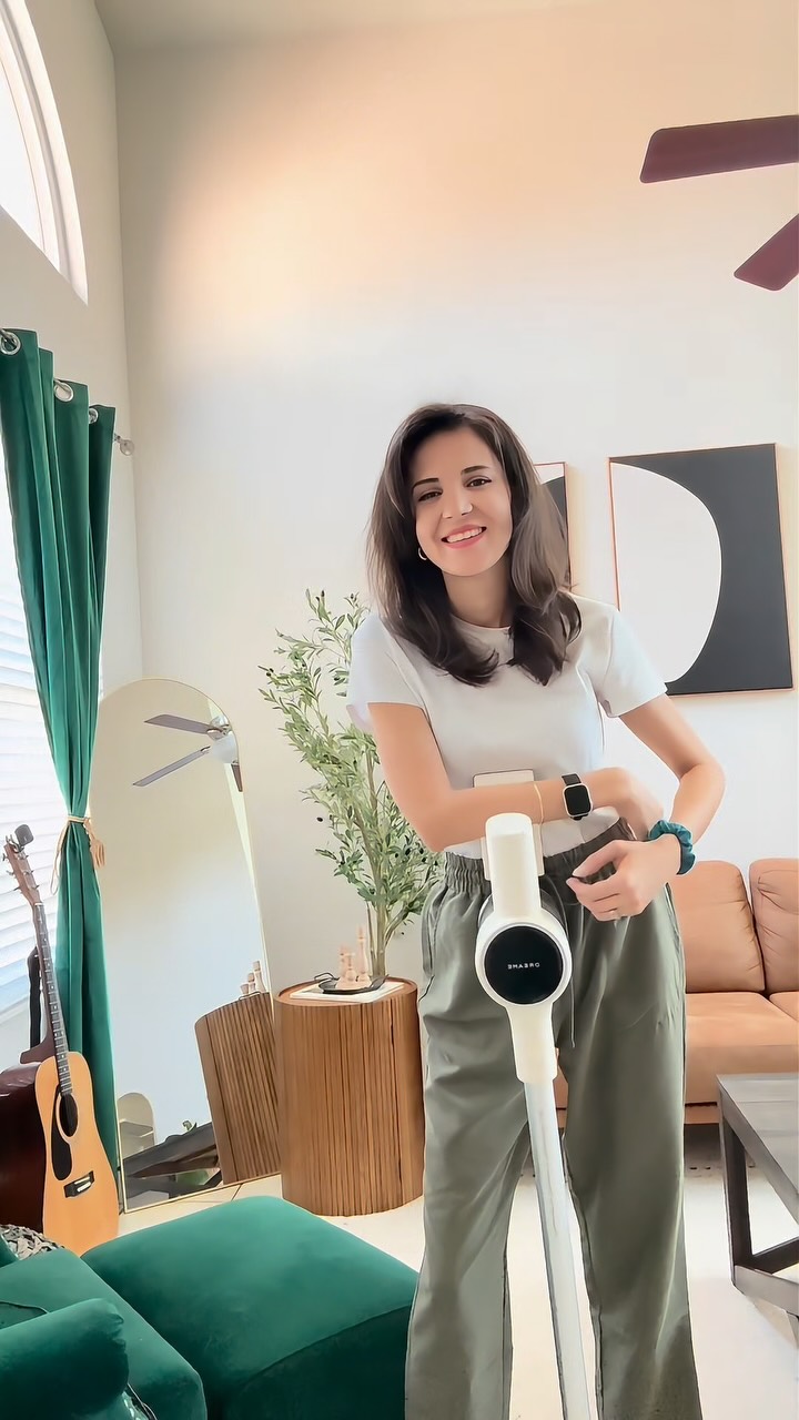 Instagram post by @lifewith.merve for Dreame. Caption reads: Want to clean your home effortlessly? Meet my new....
