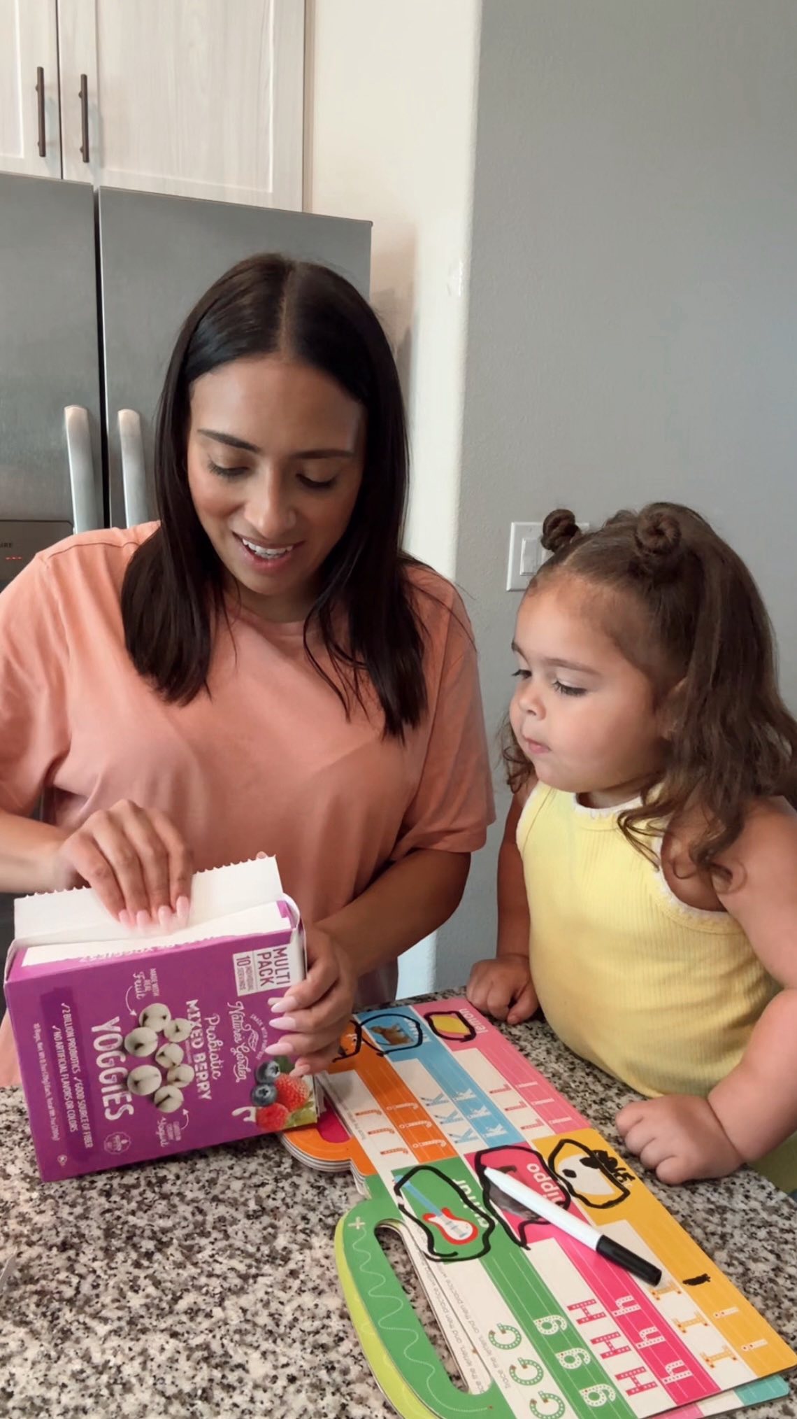 Instagram post by @joeyandcynthia for Natures Garden. Caption reads: [...] and Mixed Berry Yoggies from....