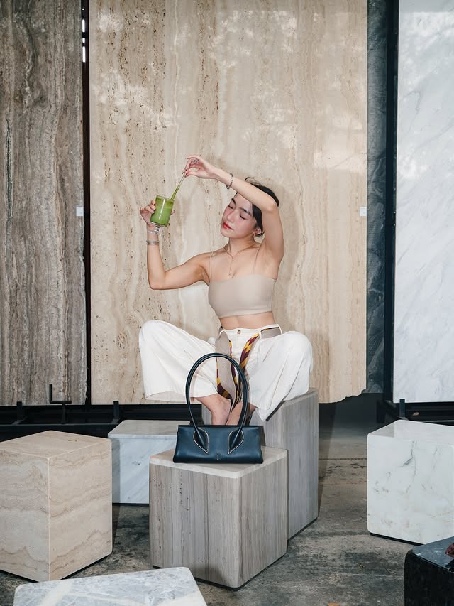 Instagram post by @koeyeet for Christian Louboutin. Caption reads: Some bags complete an outfit
This one claims the....