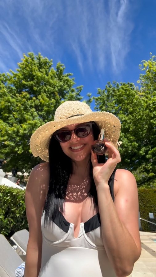 Instagram post by @natasha_joubert for Kérastase. Caption reads: Frizzy hair gals come to the front. We have a new....