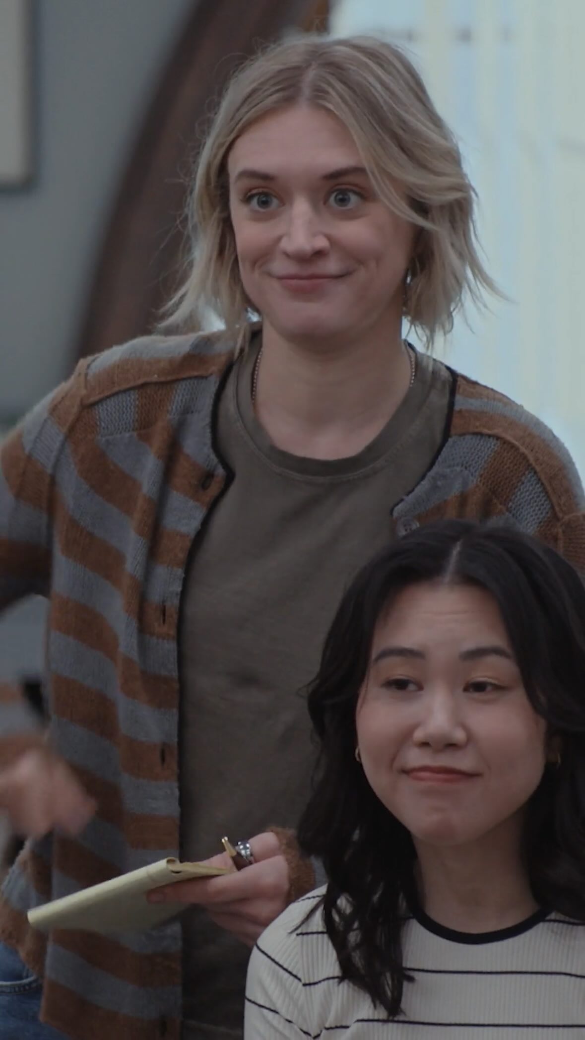 Instagram post by @chelseafrei for Peacock. Caption reads: Mare moments that live rent-free in our heads....