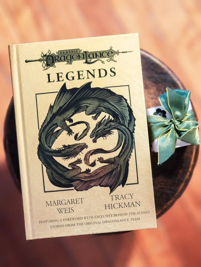 Instagram post by @booksloveandunderstanding for Random House Group. Caption reads: 📔🌟 Book Spotlight 🌟📔 Dragonlance Legends by....