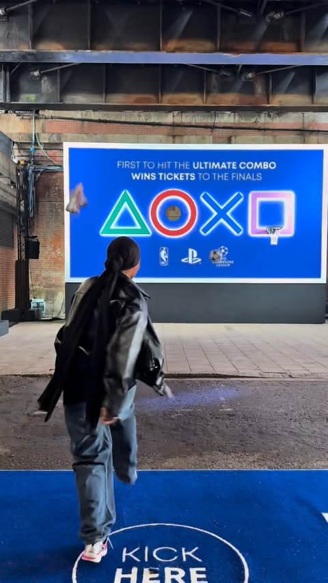 Instagram post by @cyrine.gane for PlayStation. Caption reads: @playstation 
#ad #playhasnolimits.