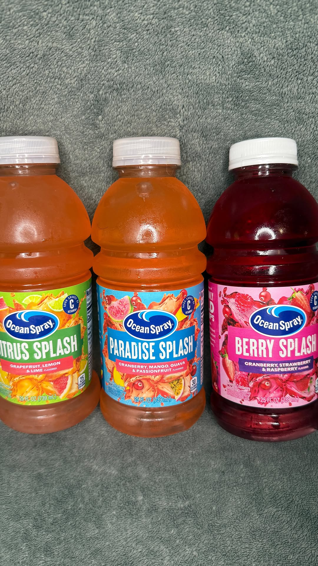 Instagram post by @markie_devo for Ocean Spray. Caption reads: Ocean Spray Splash Beverages🥤

🛒Find these at....