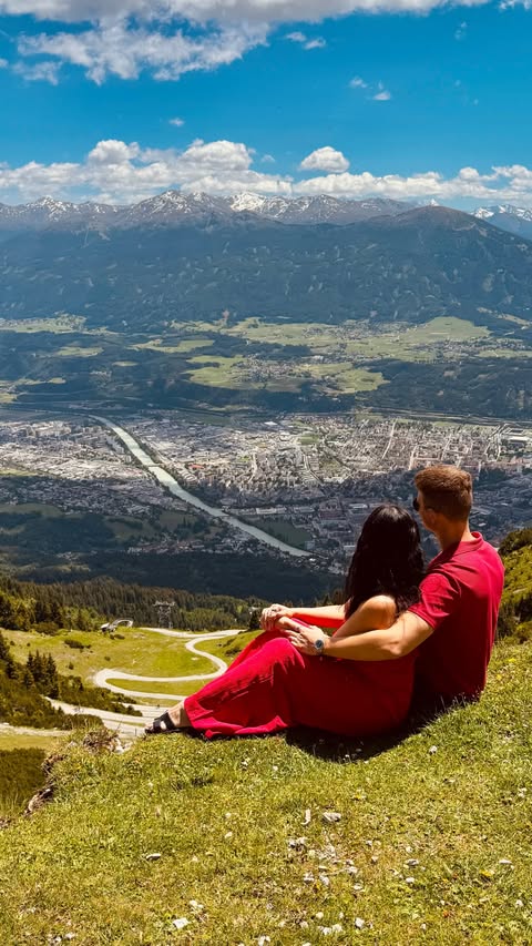 Instagram post by @travelfoodiejas for Europe Travel. Caption reads: 🏔️ [ad] The perfect 4-day itinerary for....