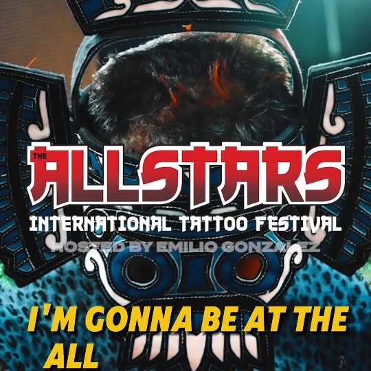 Instagram post by @emiliobodymod for Dynamic Color. Caption reads: Do you need an artists visa to come to work in the....