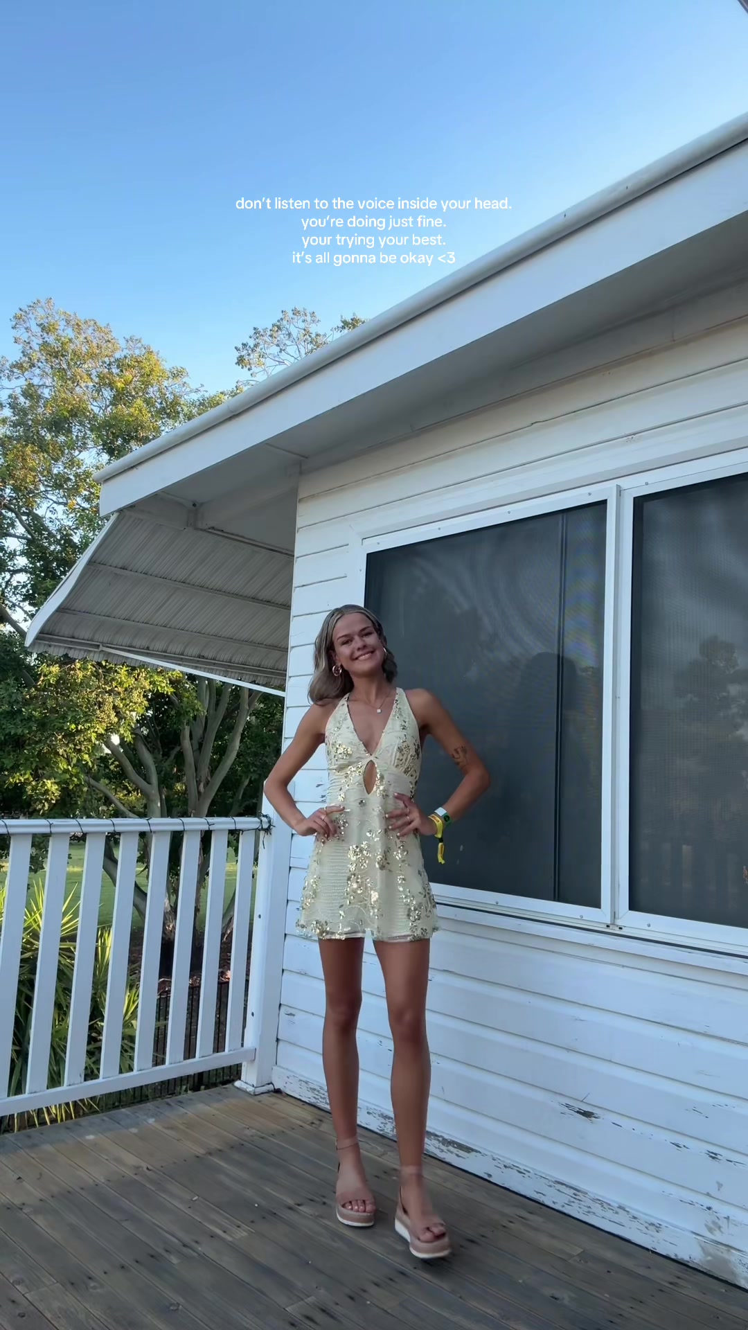 TikTok post by @positivepaigey for Princess Polly. Caption reads: @Princess Polly 💛.