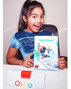 Instagram post by @elisakhagia for play Osmo. Caption reads: You all know I love to sing & dance - did you know....