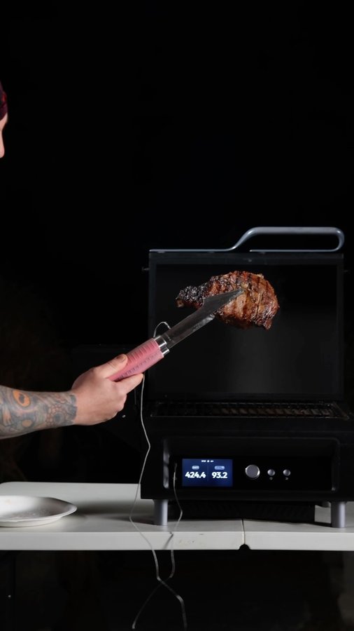 Instagram post by @zef.daddy for Asmoke Grill. Caption reads: #ad Introducing the all-new @asmokegrills....