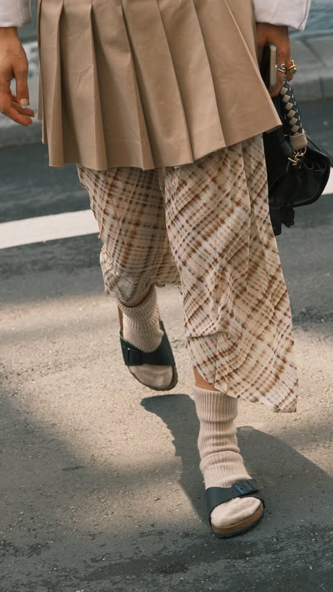 Instagram post by @charlotteillidge for Office Shoes. Caption reads: [...] it through fashion week in comfort!....