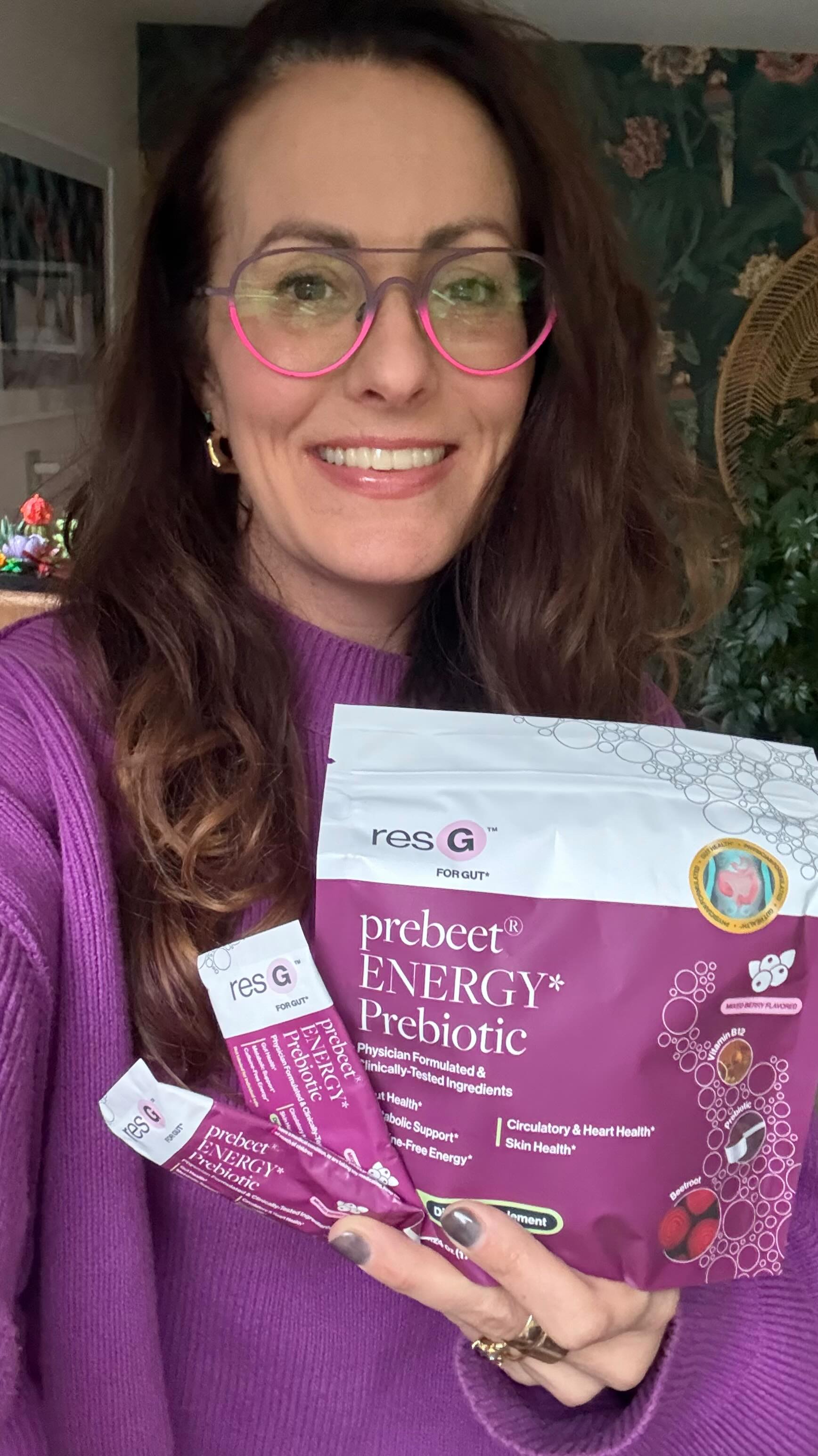 Instagram post by @dr.viveklal for Resbiotic. Caption reads: 🚨New fave product alert! 🚨

I love, love, love....