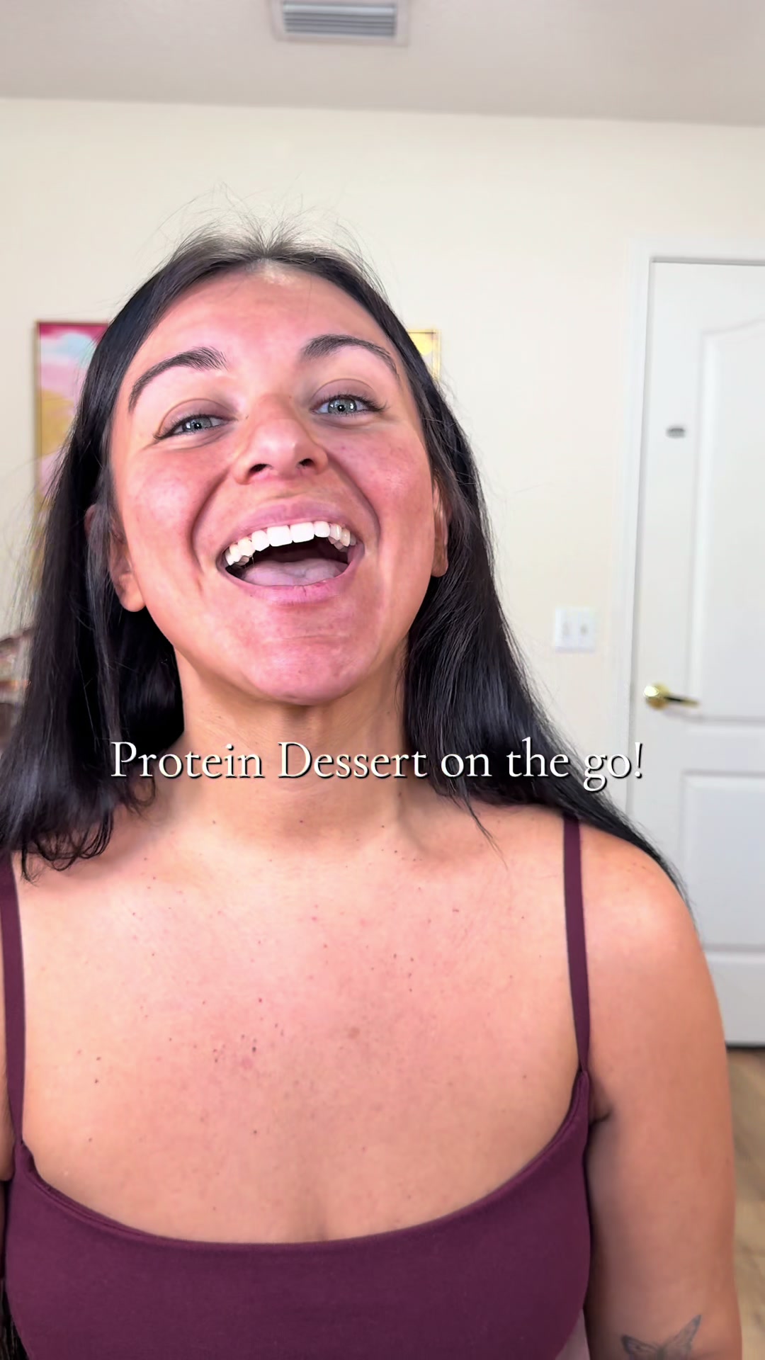 TikTok post by @maddiestallings_22 for redefinesnacks.com. Caption reads: This protein donut are what dreams are made of!! ....