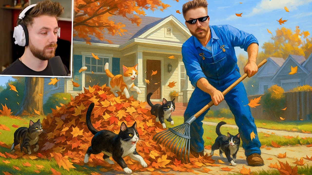 YouTube post by @iRaphahell for Razer. Caption reads: Am CURATAT 999,999 de FRUNZE in Cel mai....