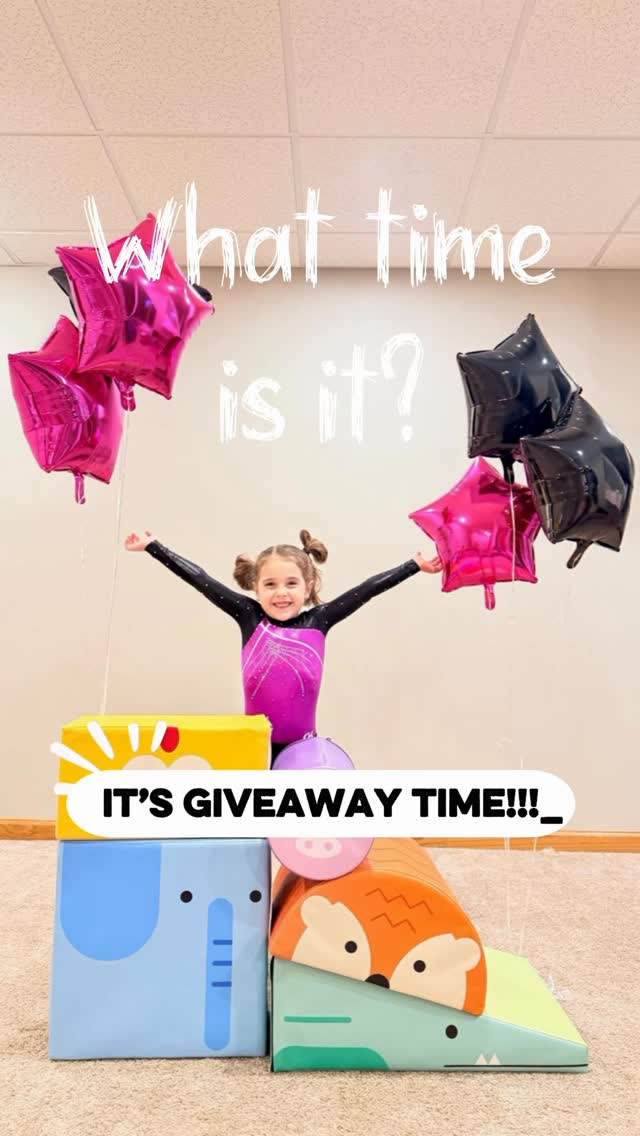 Instagram post by @gymnast.larah for Kangaroo Hoppers. Caption reads: [...] 🎉 We teamed up with our friends at....