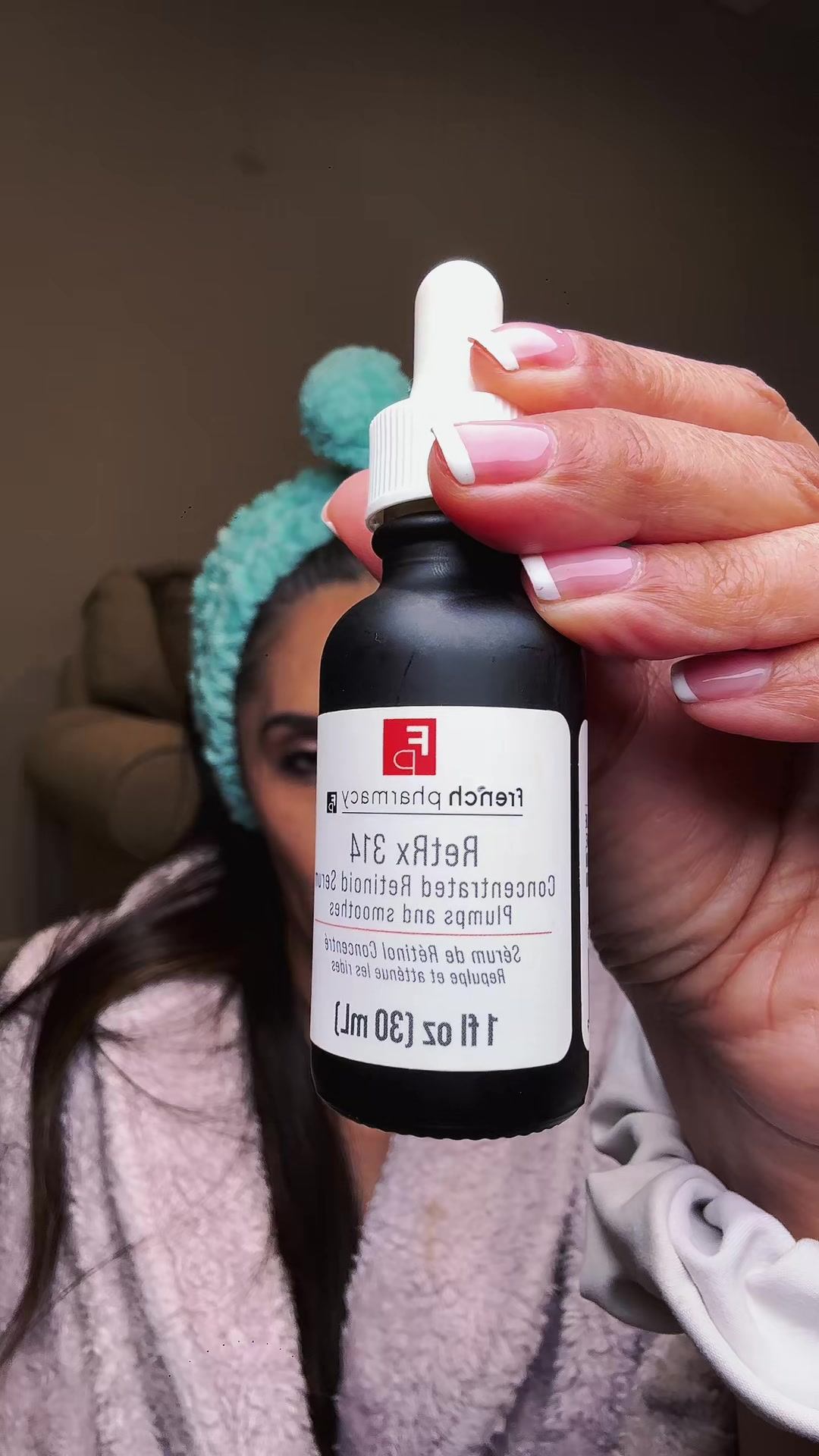 TikTok post by @spanishmama74 for FrenchPharmacy. Caption reads: [...] the market without a prescription!....