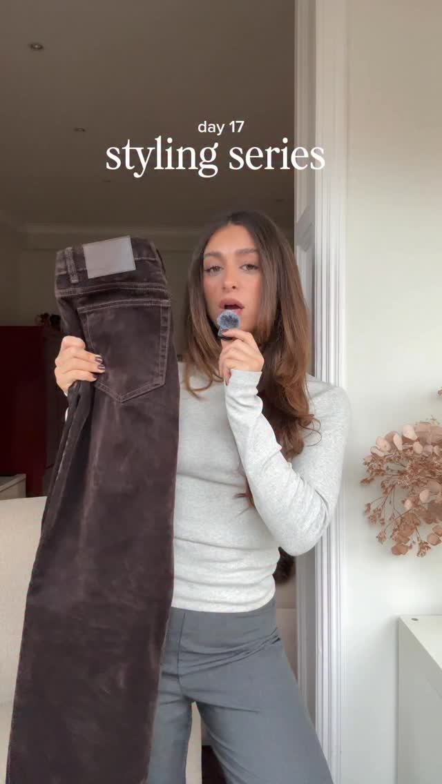 Instagram post by @miriammelen for Lefties. Caption reads: [...] pants with me for a dinner event <3 @lefties....