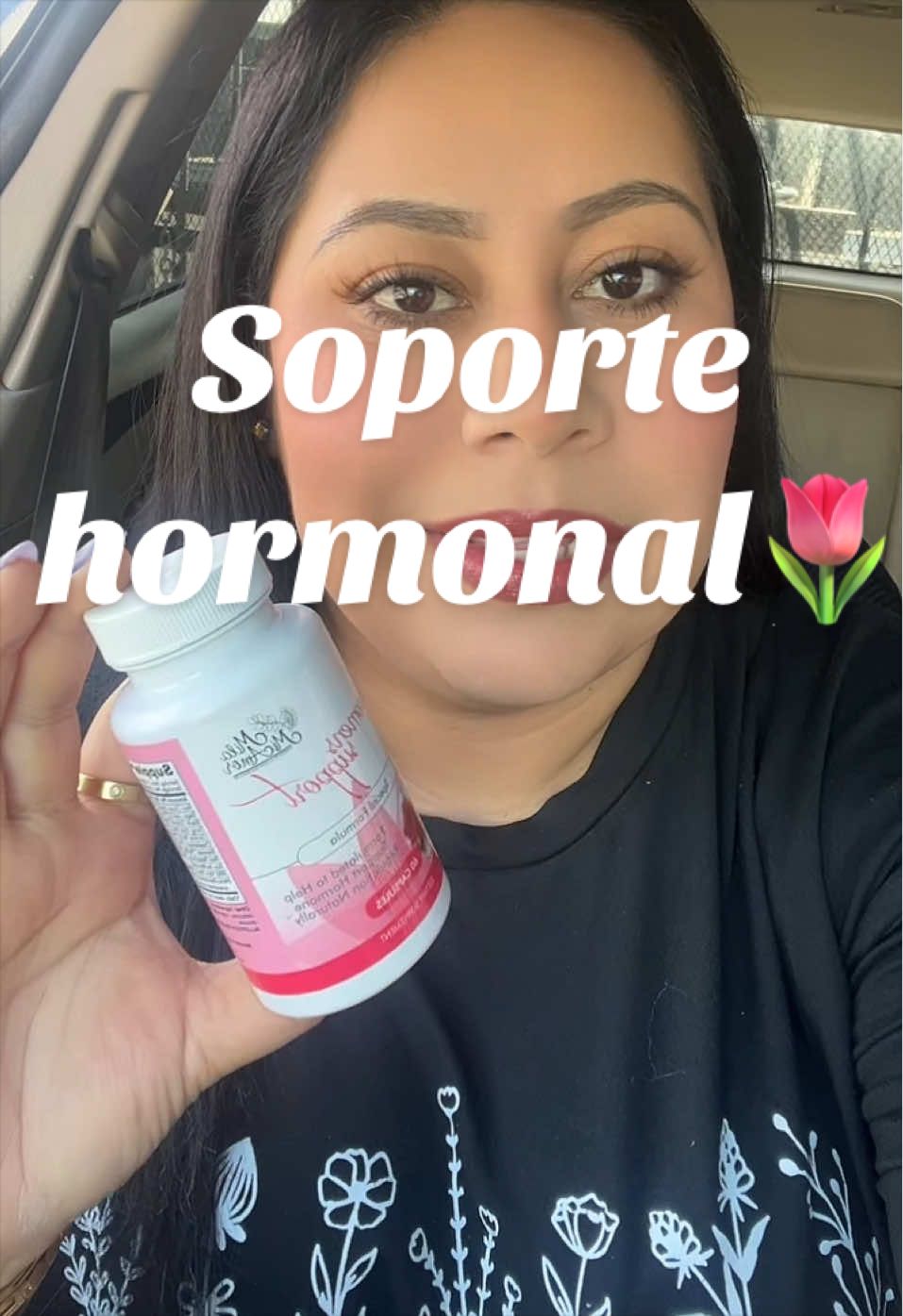 TikTok post by @elizabethhcabreraa for Mila Miamor. Caption reads: [...] #hormonal #recomendaciones @MilaMiAmor.