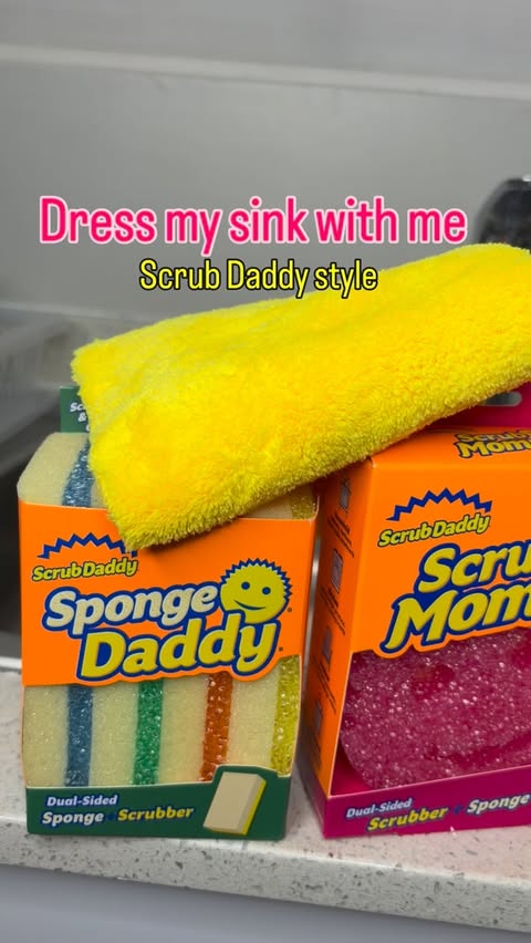 Instagram post by @live_savvy_sa for Scrub Daddy. Caption reads: Shop the full range, and use my DISCOUNT code for....