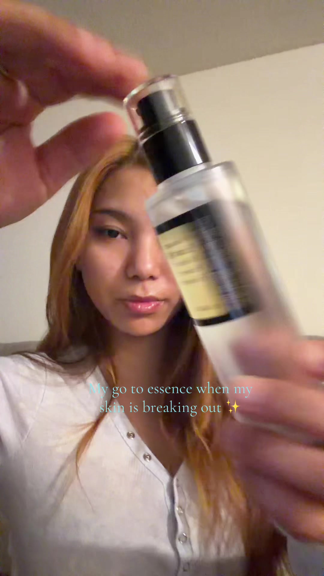 TikTok post by @allaboutsuzina for COSRX. Caption reads: My skin loves this snail mucin essence @COSRX US....