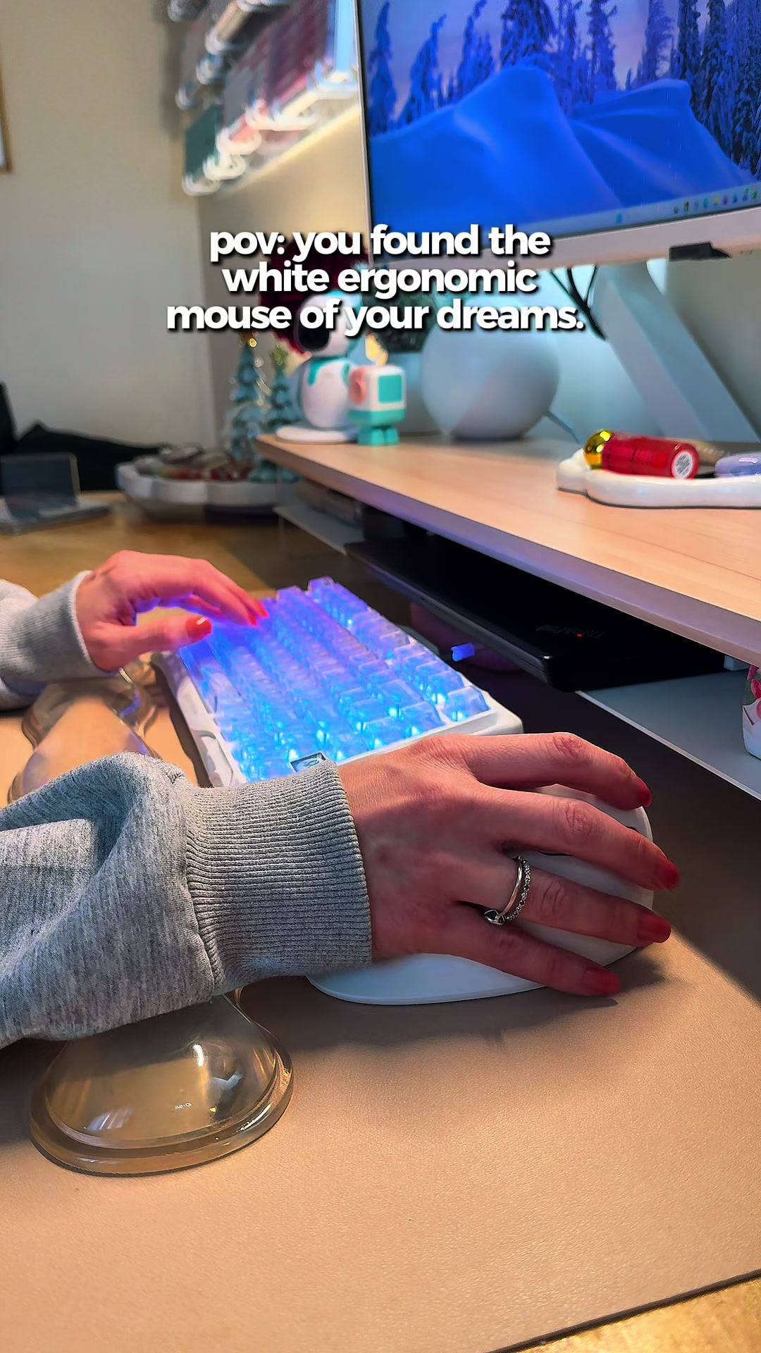 TikTok post by @jc_wfhlifestyle for Maestri House. Caption reads: guys…. THIS MOUSE. you all know I love....