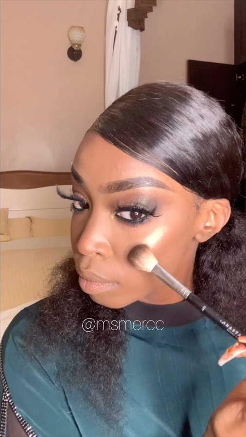 Instagram post by @msmercc for Beauty Bakerie. Caption reads: [...] cancel the whole holiday sis!....