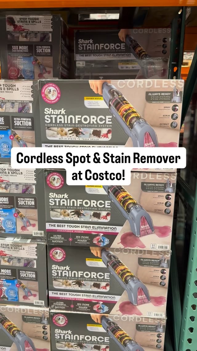 Instagram post by @costcohotfinds for Shark Home. Caption reads: Completely obsessed! Between my cats, dogs,....