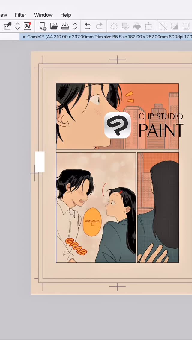 Instagram post by @iamehn for Clip Studio Paint. Caption reads: Every time I use Clip Studio Paint for making my....