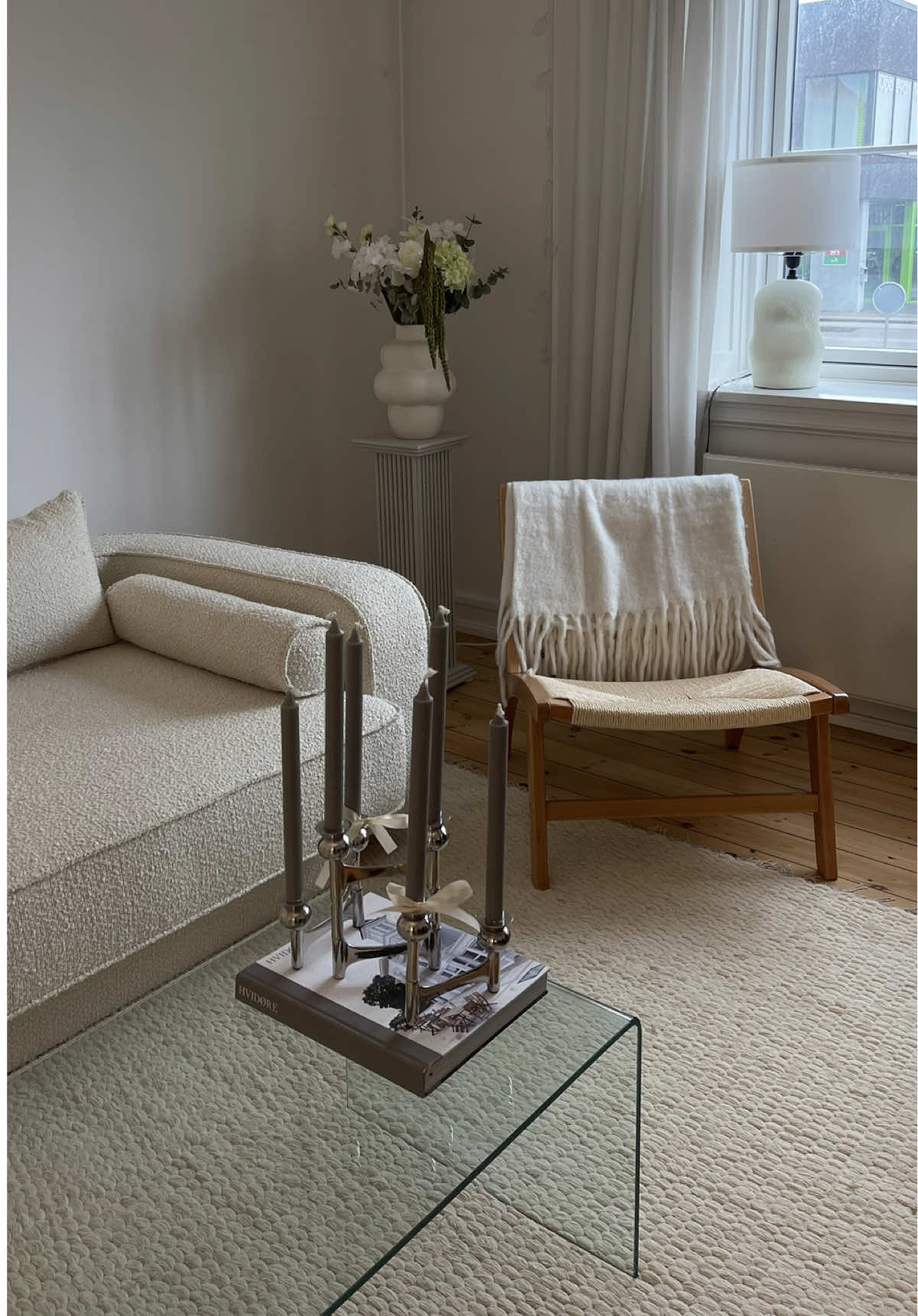 TikTok post by @sallyabouali for Trendcarpet. Caption reads: So in Love with my new; ULDTÆPPE - CARTMEL....