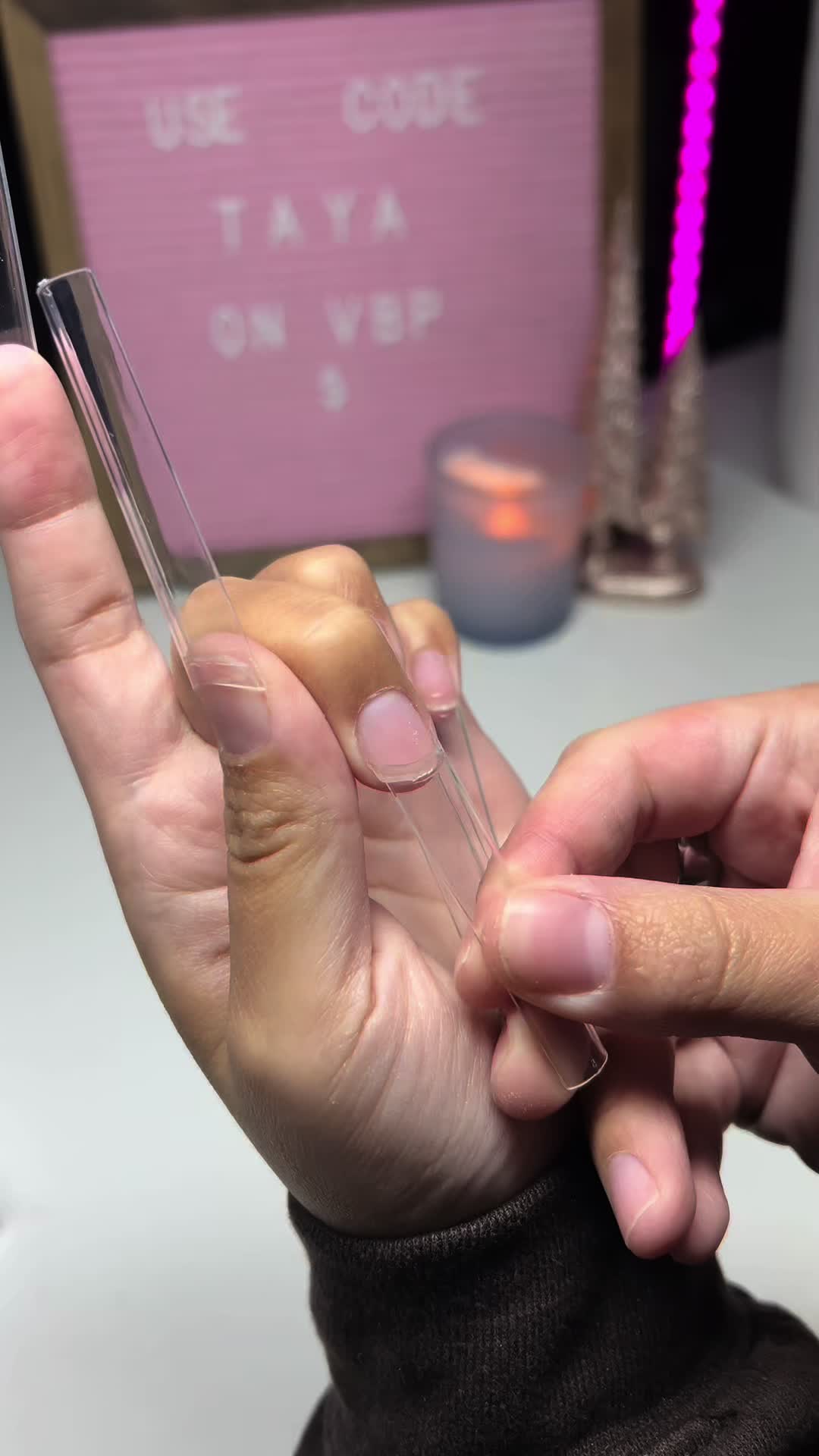 TikTok post by @yesenyanatalia for VBeautyPure. Caption reads: I hope you all having an amazing thanksgiving 😍....