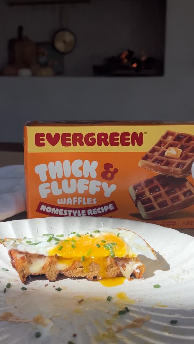 Instagram post by @christinebarraco for Eat Evergreen. Caption reads: Golden, crispy, and anything but basic✨....