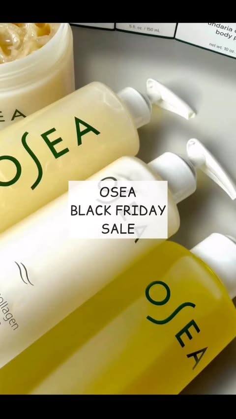 Instagram post by @thebestfacebeautyblog for OSEA Malibu. Caption reads: 🚨Listen up because 𝐎𝐒𝐄𝐀 is giving away A LOT....