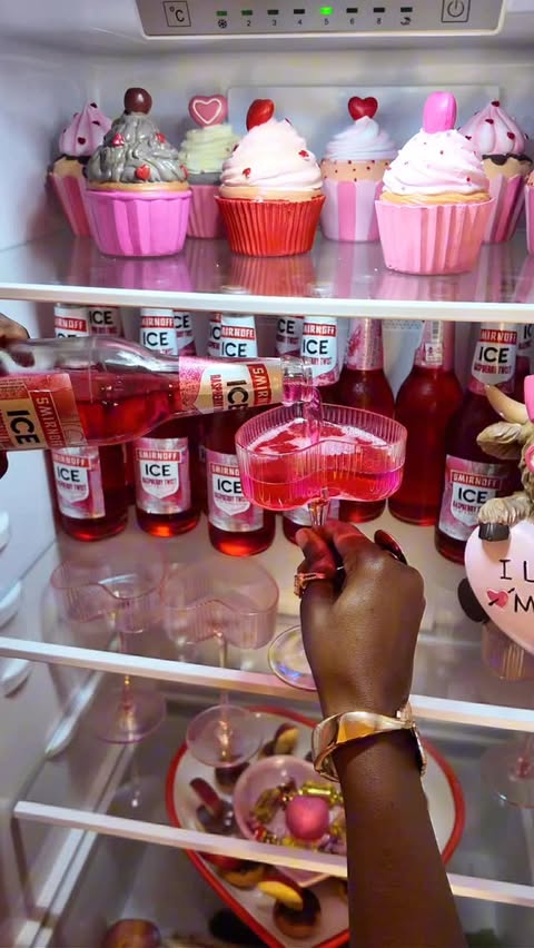 Instagram post by @nicole_aiisi for Smirnoff. Caption reads: [...] current pink obsession and of course,....