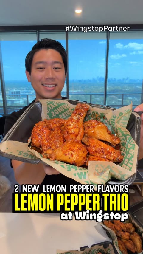 Instagram post by @thehoustonfoodie for Wingstop. Caption reads: #WingstopPartner @wingstop just spiced up their....