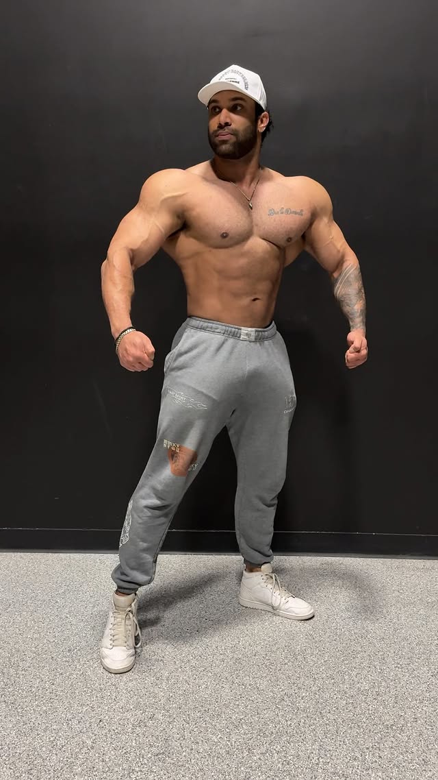 Instagram post by @bhuwan_ifbbpro for Jacked Factory. Caption reads: [...] 3-4 working sets each 💊 Fuelled By....