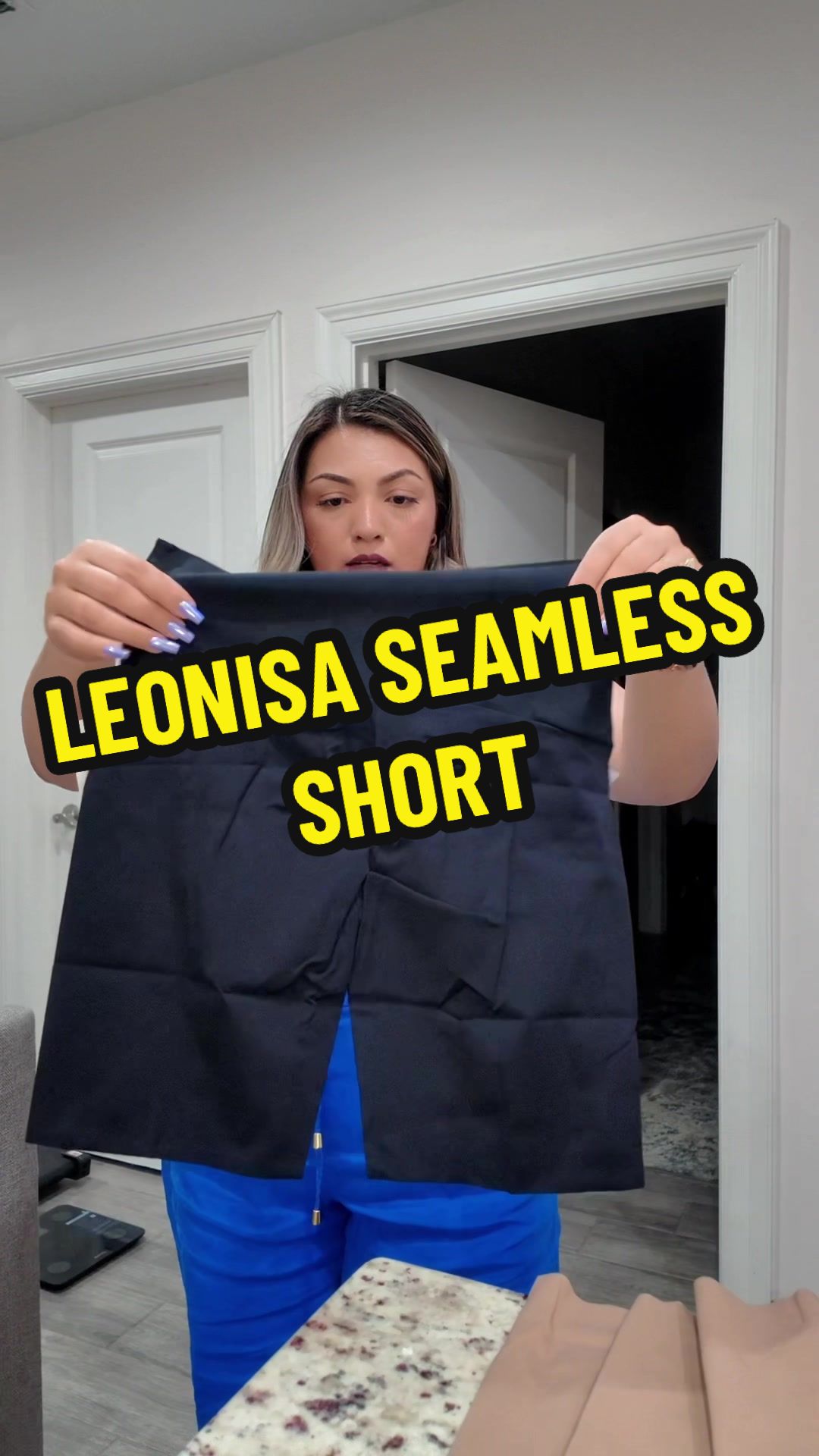 TikTok post by @shoe_bugg for Leonisa. Caption reads: [...] So it’s beyond comfortable. @Leonisa USA....