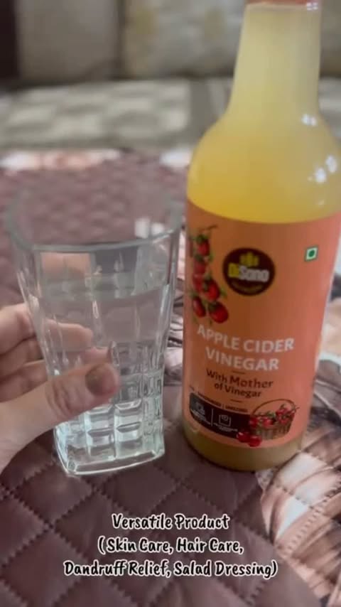 Instagram post by @mom_ofcutie for DiSano. Caption reads: DiSano Apple cider vinegar With mother of [...].