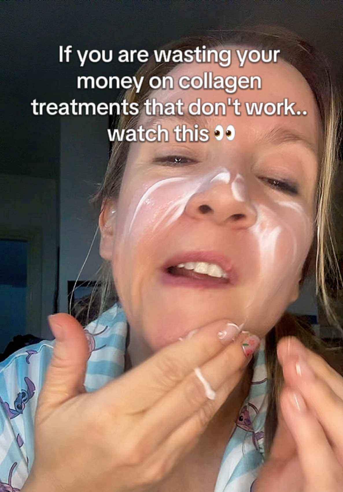 TikTok post by @mummymarketing for Noble Nature. Caption reads: [...] #SkinSupport #DailyWellness @NobleNature.