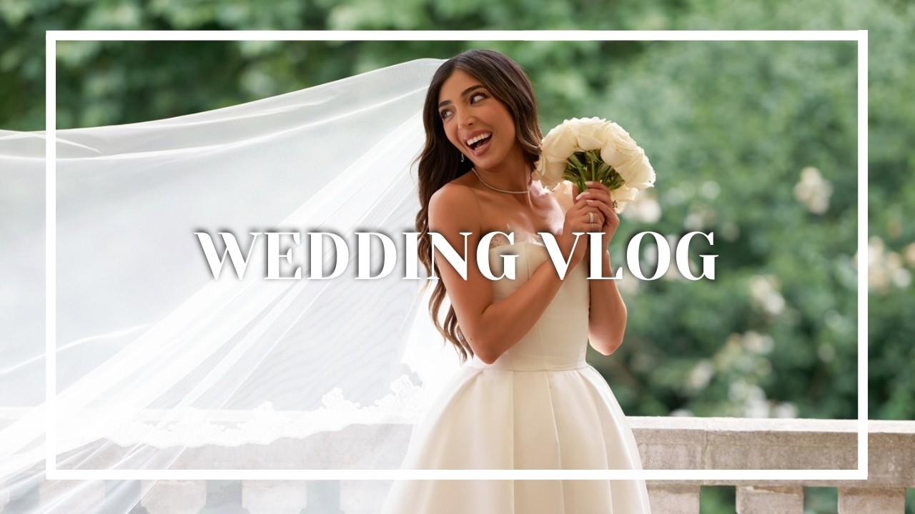 YouTube post by @amelialiana for DISSH. Caption reads: It’s here! My wedding vlog Q&A with all the tea....